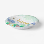 Unterhalb des Meeres Whale Schildkröte Geburtstag Pappteller (Gewinkelt)