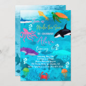 Unterhalb des Meeresbodens Einladung (Vorne/Hinten)