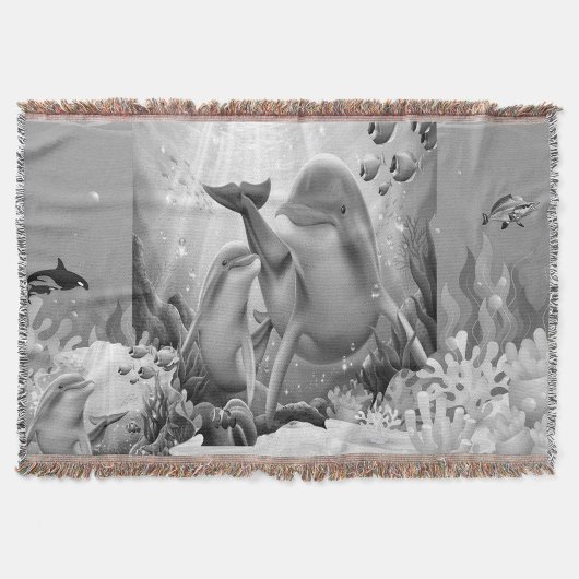 Unterhalb des Meeresdelphin Decke