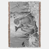 Unterhalb des Meeresdelphin Decke