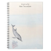 Unterhalb des Meeresdolphins Personalisiert 2 Notizblock (Vorderseite)