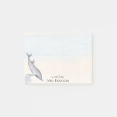 Unterhalb des Meeresdolphins Personalisiert 2 Post-it Klebezettel (Vorderseite)