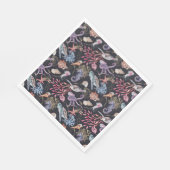 Unterhalb des Meeresfarben-Ozeans Serviette (Ecke)