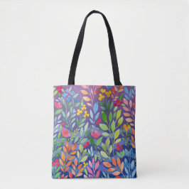 Unterhalb des Meeresfloralwassers Lila Tasche