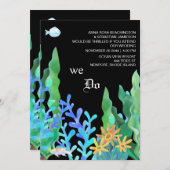 *~* Unterhalb des Meeresmeeres - QR AR7 Korallenri Einladung (Vorne/Hinten)