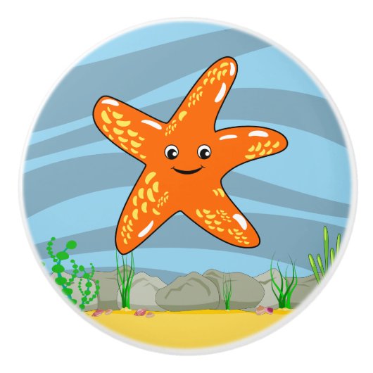 Unterhalb des Meereswal-Keramik-Knotens Keramikknauf (Vorderseite)