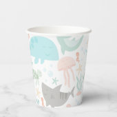 Unterhalb des Meerjunges Pappbecher (Rückseite)