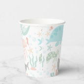 Unterhalb des Meerjunges Pappbecher (Rechts)