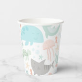 Unterhalb des Meerjunges Pappbecher (Vorderseite)