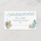 Unterhalb des Meerwasserschiffs "Tiere" Visitenkarte (Vorderseite)