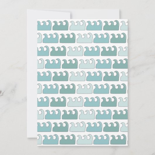 Unterhalb des Octopus Babyduschens Einladung (Rückseite)