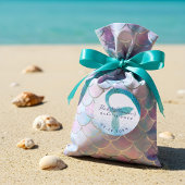 Unterhalb des Ozeans Aquarell Meerjungfrau Babydus Runder Aufkleber