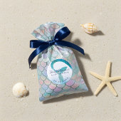 Unterhalb des Ozeans Aquarell Meerjungfrau Babydus Runder Aufkleber