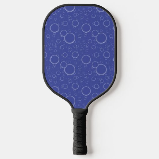 Unterhalb des Ozeans sprudeln Wasserblasen Pickleball Schläger (Vorderseite)