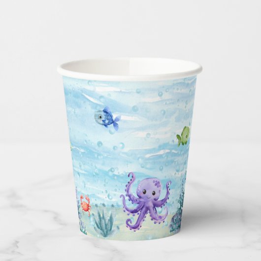 Unterhalb des Party Pappbecher (Links)