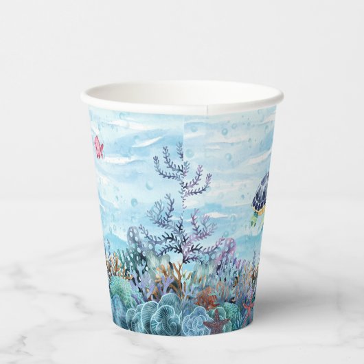 Unterhalb des Party Pappbecher (Rechts)