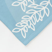 Unterhalb des Sea Baby Meilenstein Fleecedecke (Ecke)