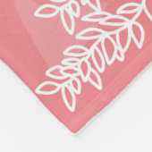 Unterhalb des Sea Baby Meilenstein Fleecedecke (Ecke)