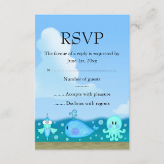 Unterhalb des UAWG RSVP Karte