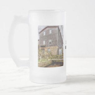 Unterhalb von Edwards Mill Mattglas Bierglas