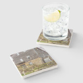 Unterhalb von Edwards Mill Steinuntersetzer (Seitenansicht)