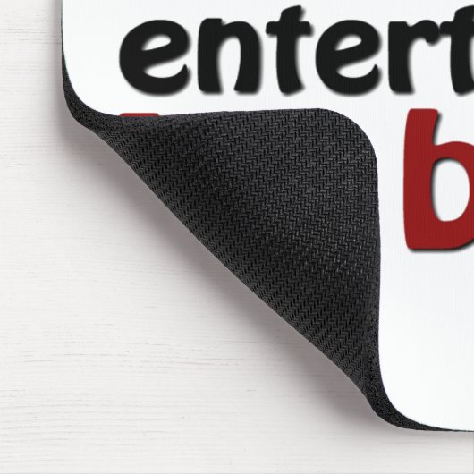 Unterhalte mich bitte, dass ich gelangweilt bin mousepad (Ecke)