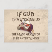 Unterhalten Postkarte (Vorderseite)