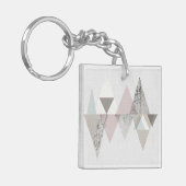 Unterhalten Sie | geometrisches modernes II Schlüsselanhänger (Vorderseite links)