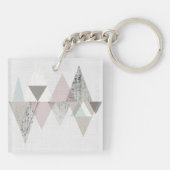 Unterhalten Sie | geometrisches modernes II Schlüsselanhänger (Rückseite)