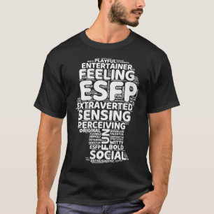 Unterhaltende Frauen ESFP Lustige Etrovert Persönl T-Shirt
