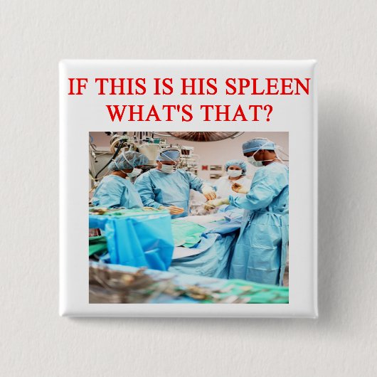 unterhaltender Doktorwitz Button (Vorderseite)