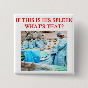 unterhaltender Doktorwitz Button