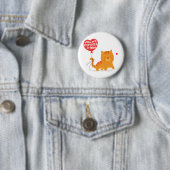 Unterhaltender Wortspiel-Liebe-Spaßniedlicher Button (Beispiel)