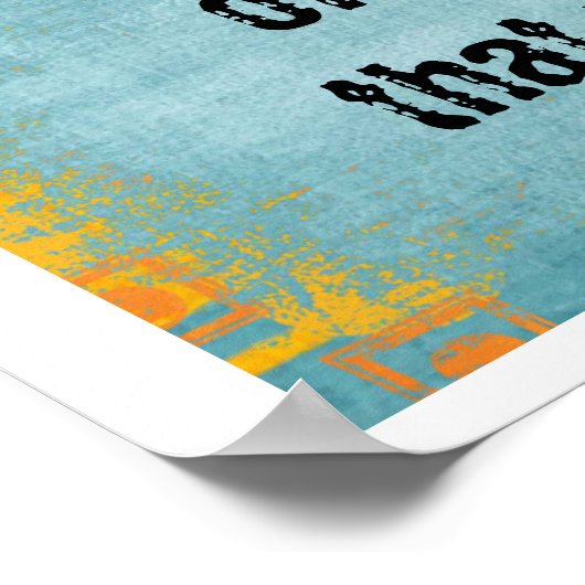 Unterhalter Poster (Ecke)