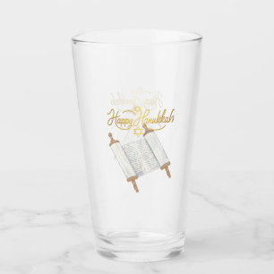Unterhaltsames Chanukka Glas