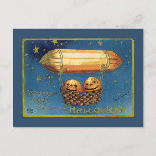 Unterhaltsames Halloween Postkarte