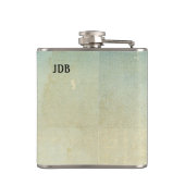 Unterhaltung im Cursive Flachmann (Rückseite)