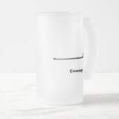 Unterhaltung Mattglas Bierglas (VorderseiteRechts)