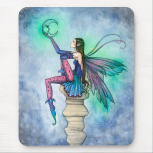 Unterhaltung mit der Mondfee Fantasy-Kunst Mousepad