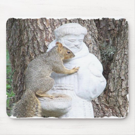 UNTERHALTUNG MIT HEILIGEM FRANZISKUS MOUSEPAD (Vorne)