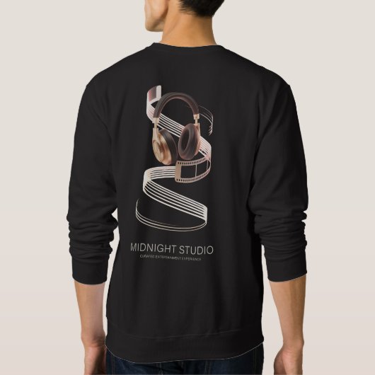UNTERHALTUNG, MITTERNACHTSSTUDIO SWEATSHIRT (Rückseite)
