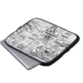 UNTERHALTUNGEN Barnum Bailey Eddie Foy HIPPODROM Laptopschutzhülle (Vorne Knopf)