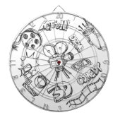 Unterhaltungs-Gekritzel Dartscheibe (vorne)