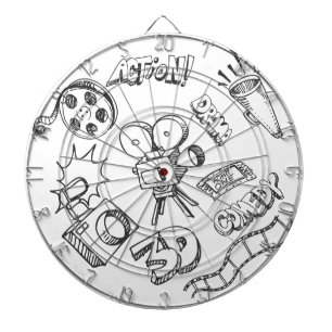 Unterhaltungs-Gekritzel Dartscheibe