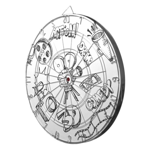 Unterhaltungs-Gekritzel Dartscheibe (Vorderseite rechts)