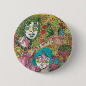 Unterhaltungs-Kopf-Button Button (Vorderseite)