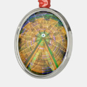 Unterhaltungs-Riesenrad Silbernes Ornament (Links)