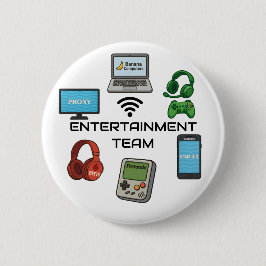 Unterhaltungs-Team-Button Button