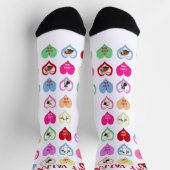 Unterhaltungs-Tierchen-Herz-Crew-Socken Socken (Oben)