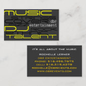 Unterhaltungs-Visitenkarte Visitenkarte (Vorne/Hinten)